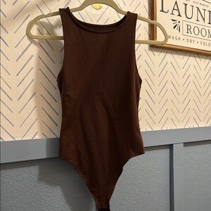 American Eagle Outfitters Brown Bodysuit